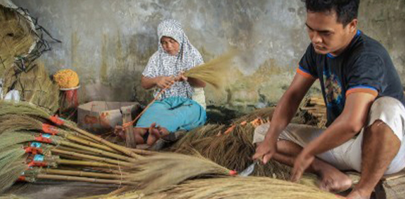 Traditional Broom Maker